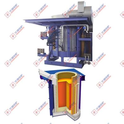 660V ইন্ডাকশন গলানোর চুলা কম শক্তি খরচ 3500KW