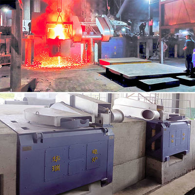 Electric Induction Steel Heat Treatment Furnace 1500-1700°C 20T Capacity