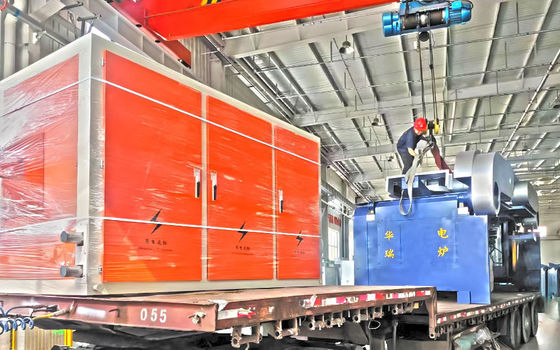 বৈদ্যুতিক ইন্ডাকশন তাপীয় লোহা ইস্পাত তাপ চিকিত্সা ফার্নেস ১৫০০-১৭০০°C