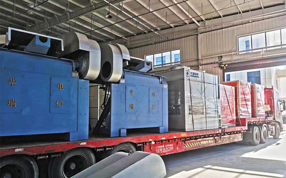 বৈদ্যুতিক ইন্ডাকশন তাপীয় লোহা ইস্পাত তাপ চিকিত্সা ফার্নেস ১৫০০-১৭০০°C